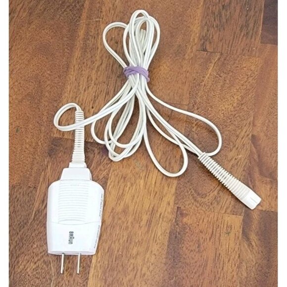 Braun 5497 power cord charger OEM 12v Original 2 Prong Shaver Electric Razor - Picture 2 of 6